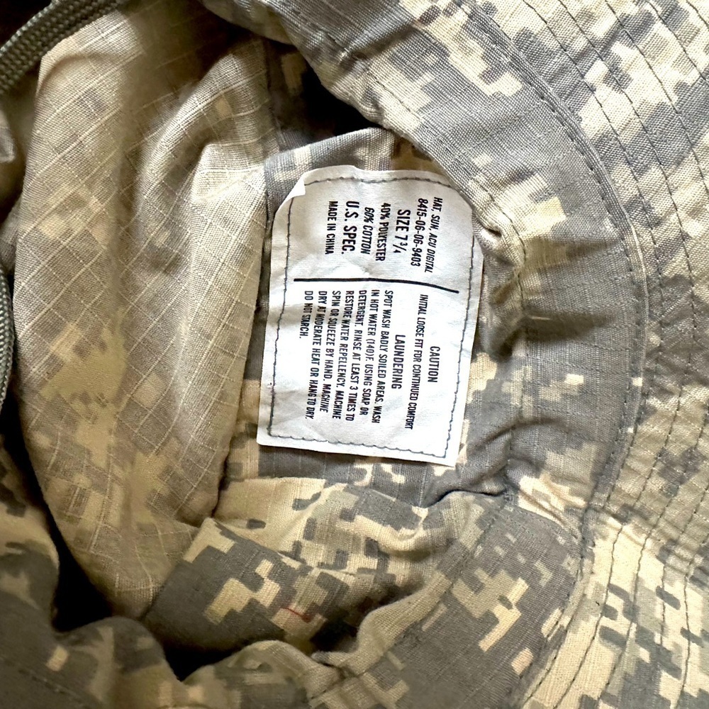 Desert Camo Bucket Hat - 7 3/4” Unisex Beach Outdoor Casual Sun… - Picture 5 of 7